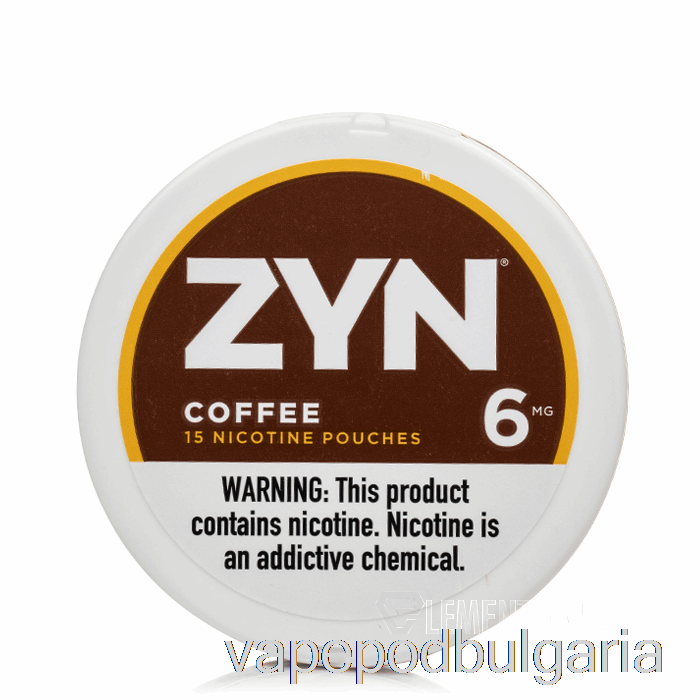 Vape 10000 Дръпки Zyn Nicotine Pouches - Coffee 6mg